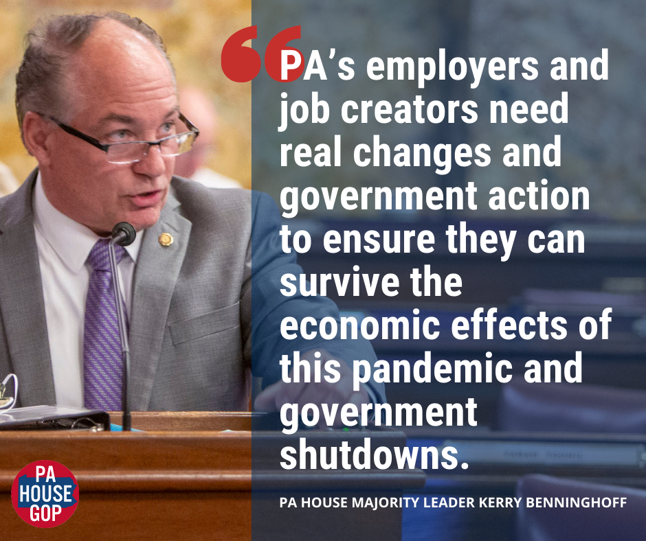 Pennsylvania House Advances Bills to Provide for Economic Recovery, Protect Families, Reform Government 
